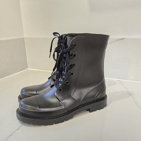 Black Cougar Rainboots 11 - Picture 5 of 12
